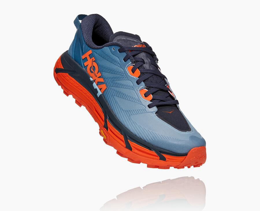 Hoka One One Mafate Speed 3 Trailskor Herr - Blå - UFPEZ-2983